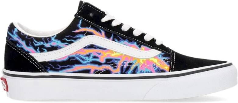 Vans Flame Lage Sneaker Zwart Wit Multicolor Heren