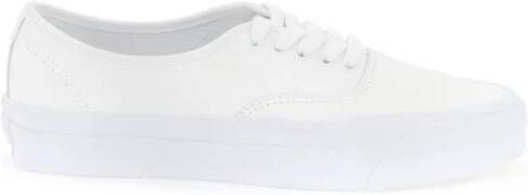 Vans Gehamerd Leren Reissue Sneaker White Heren