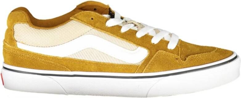 Vans Gele heren sportschoenen met veters Yellow Heren