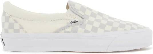 Vans Geruite Slip-On Sneakers Gray Dames