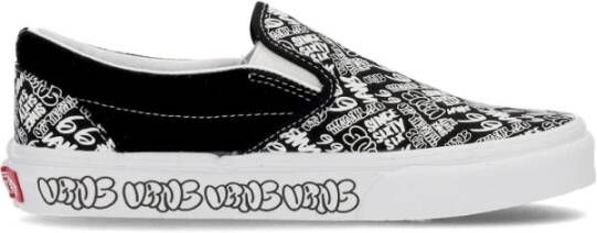 Vans Graffiti Low-Top Slip-on Sneaker Black Heren