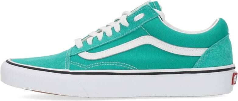 Vans Groene lage sneaker met rubberen zool Green Heren