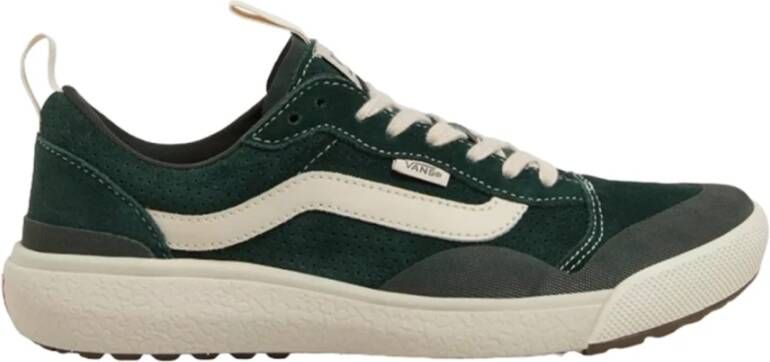 Vans Groene Sportieve Leren Sneakers Green Heren