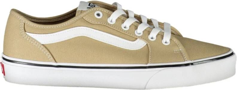 Vans Heren Beige Sneakers met Contrastdetails Beige Heren