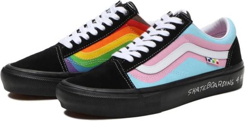 Vans Heren Textiel Leren Sneakers Multicolor Heren