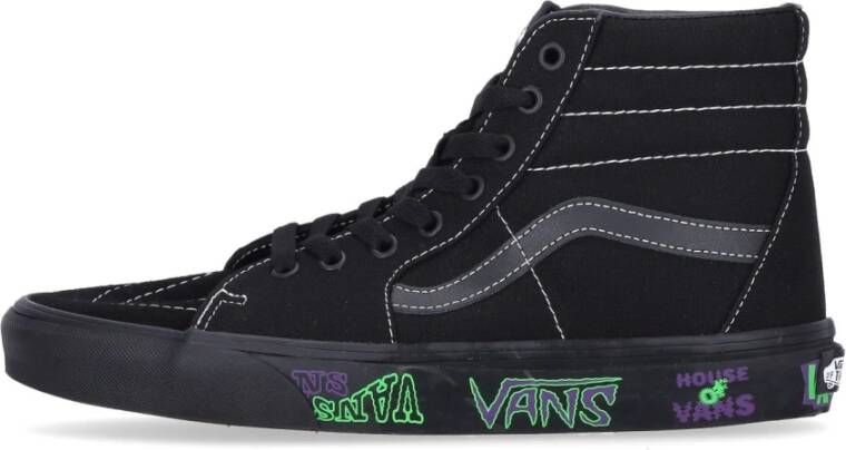 Vans Hoge Top Skate Schoen Zwart Black Heren