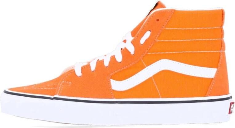 Vans Hoge Top Sneaker Oranje Tijger Wit Orange Heren