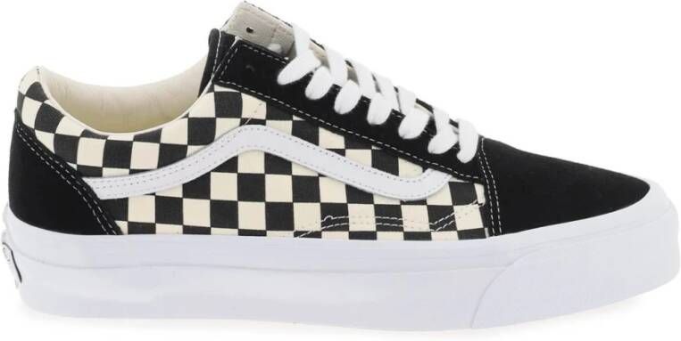 Vans Klassieke Canvas Sneakers met Leren Accenten Multicolor Heren