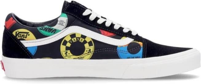 Vans Klassieke Lage Top Sneaker Zwart Multi Multicolor Heren