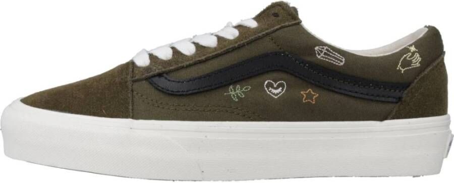 Vans Klassieke Old Skool Sneakers Green Dames