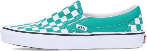 Vans Klassieke Slip-on Peper Groen Wit Sneaker Green Heren