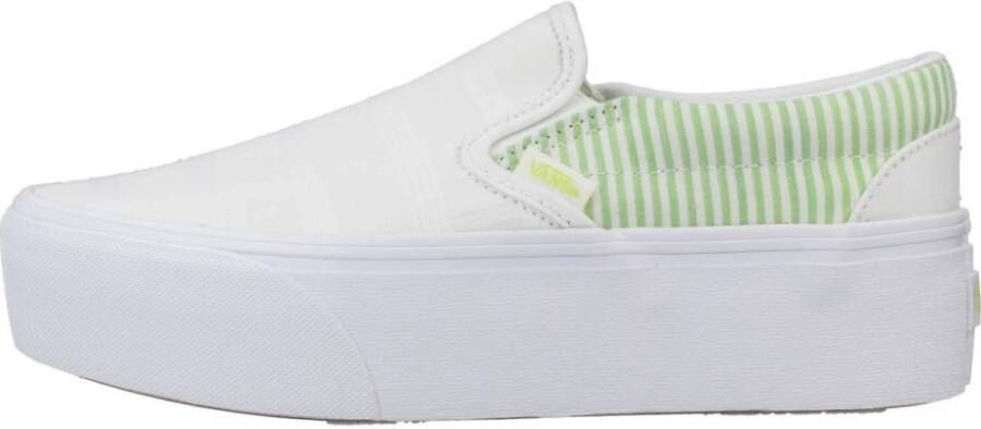 Vans Klassieke Slip-On Sneakers voor Vrouwen White Dames