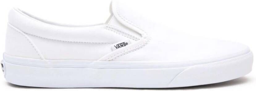 Vans Classic Slip-on Schoenen White Leer Foot Locker