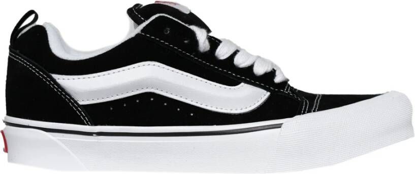 Vans Knu Skool | Black True White Zwart Suede Lage sneakers Unisex