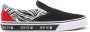 Vans Koreaanse Typografie Slip-on Sneakers Black Dames - Thumbnail 3