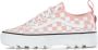 Vans Lage Canvas Sneaker Katoen Snoep Wit Pink Dames - Thumbnail 1