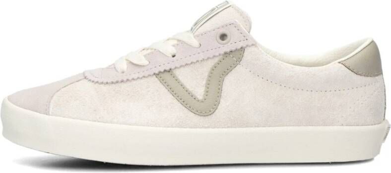 Vans Lage Sport Sneakers Beige Groen Grijs White Dames