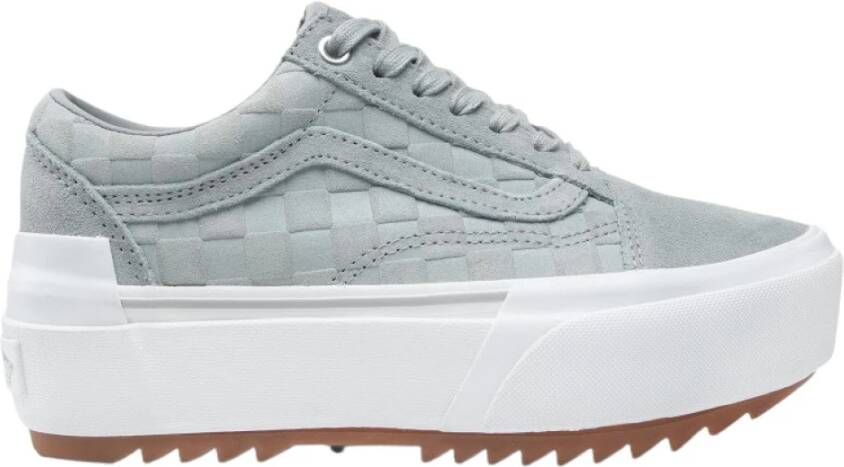 Vans Lage Suède en Canvas Trainers Gray Dames