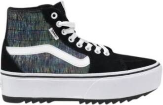 Vans Leren Sneaker Dames Herfst Winter Collectie Black Dames