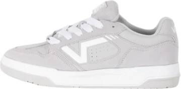 Vans Leren Sneakers met Rubberen Zool Gray Heren