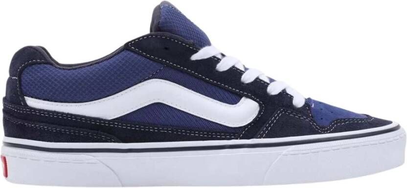 Vans Navy Suede Mesh Sneakers Blue Heren