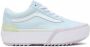 Vans Gestapelde Lage Sneaker Pastel Wit Multicolor Dames - Thumbnail 4