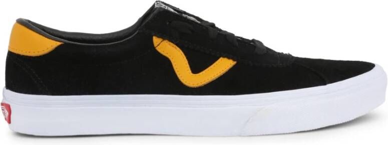 Vans Unisex Sneakers met Stoffen en Suède Bovenwerk Black