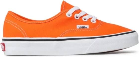 Vans Platte Tennisschoenen Authentiek Orange Heren