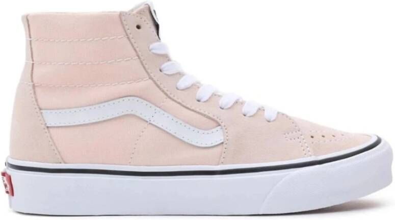 Vans Ronde Neus Stoffen Sneakers voor Vrouwen Pink Dames