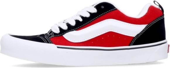 Vans Rood Wit Lage Skool Sneaker Multicolor Heren