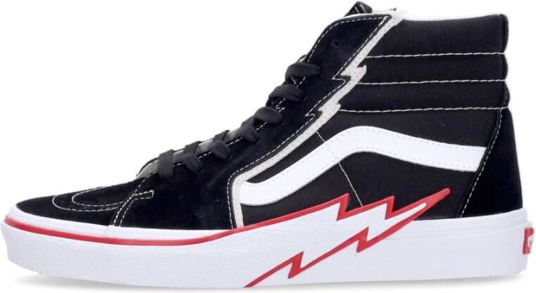 Vans Sk8-Hi Bolt Sneakers Zwart Racing Rood Black Heren