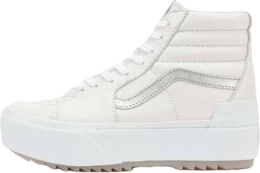 Vans Sk8-Hi Stacked Sneakers White Heren