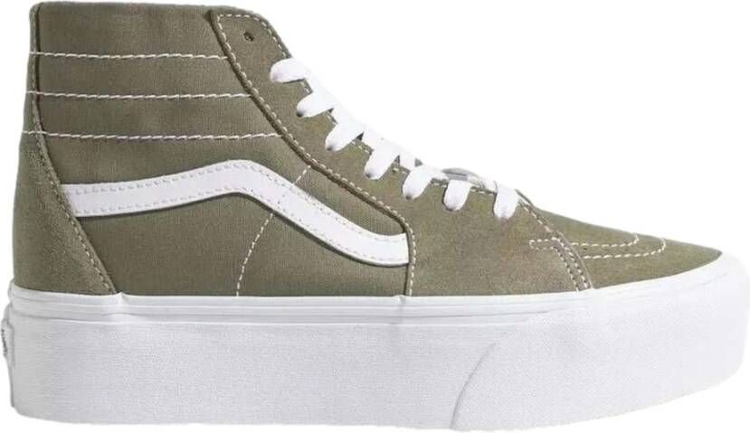 Vans SK8-Hi Tapered Stackform Sneakers Green Dames