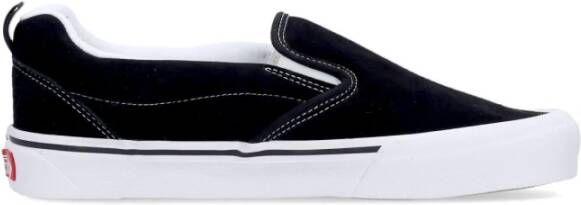 Vans Slip-On Lage Top Zwart Wit Sneakers Black Heren