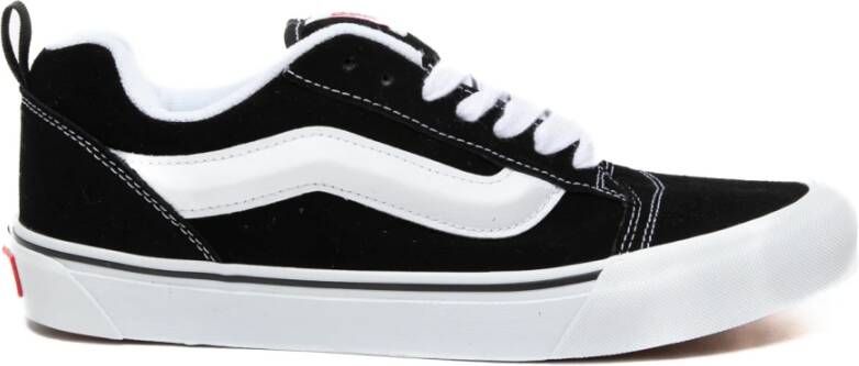 Vans Knu Skool | Black True White Zwart Suede Lage sneakers Unisex