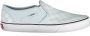 Vans Lichtblauwe Polyester Sneaker met Elastiek en Logo Blue Dames - Thumbnail 4