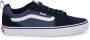 Vans MN Filmore Heren Sneakers Suede Canvas Dress Blue - Thumbnail 3