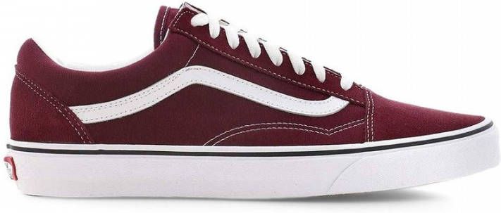 Vans Unisex Sneakers met Stoffen en Suède Bovenwerk Red