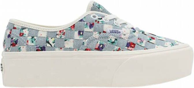 Vans Authentieke Stackform Blauw Multi-Kleur Sneakers Multicolor Dames