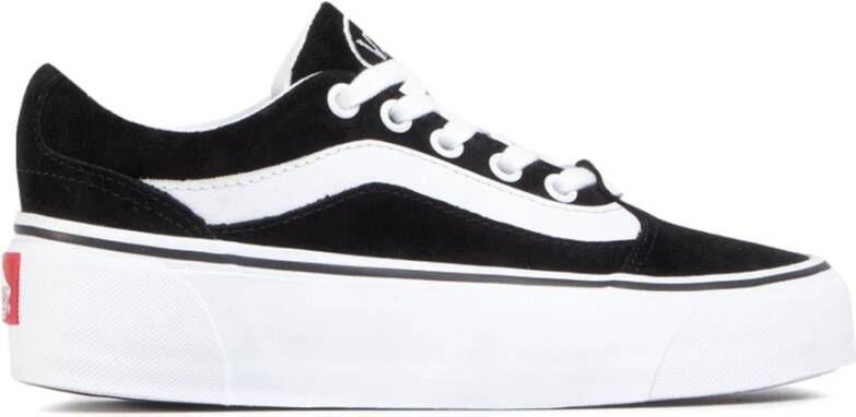 Vans Zwarte Casual Dames Sneakers an Suède Black Dames