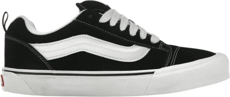 Vans Knu Skool | Black True White Zwart Suede Lage sneakers Unisex