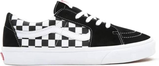 Vans Sk8-Low Schoenen Black Leer Textil 5 Foot Locker