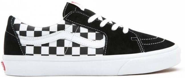 Vans Sk8-Low Schoenen Black Leer Textil 5 Foot Locker