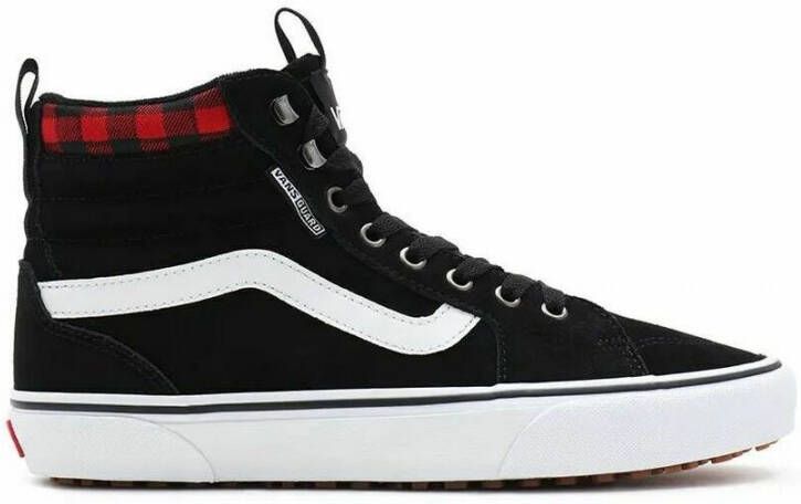 Vans Zwart Rood Filmore Hi Top Sneakers Black Heren