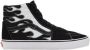 Vans Flame Print High Top Sneaker Black Heren - Thumbnail 1