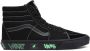 Vans Hoge Top Skate Schoen Zwart Black Heren - Thumbnail 10