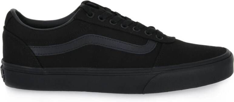 Vans Canvas Lage Sneakers voor Heren Black Heren