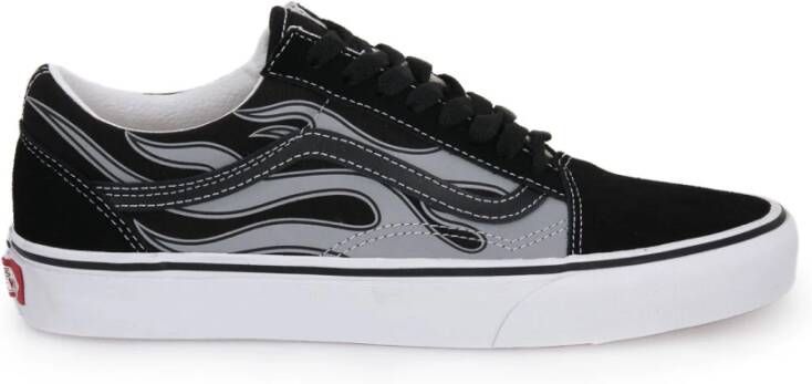 Vans Reflecterende Old Skool Sneakers Black Heren