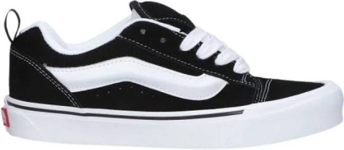 Vans Knu Skool | Black True White Zwart Suede Lage sneakers Unisex