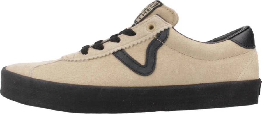 Vans Sport Laag Zwart Sneakers Beige Dames